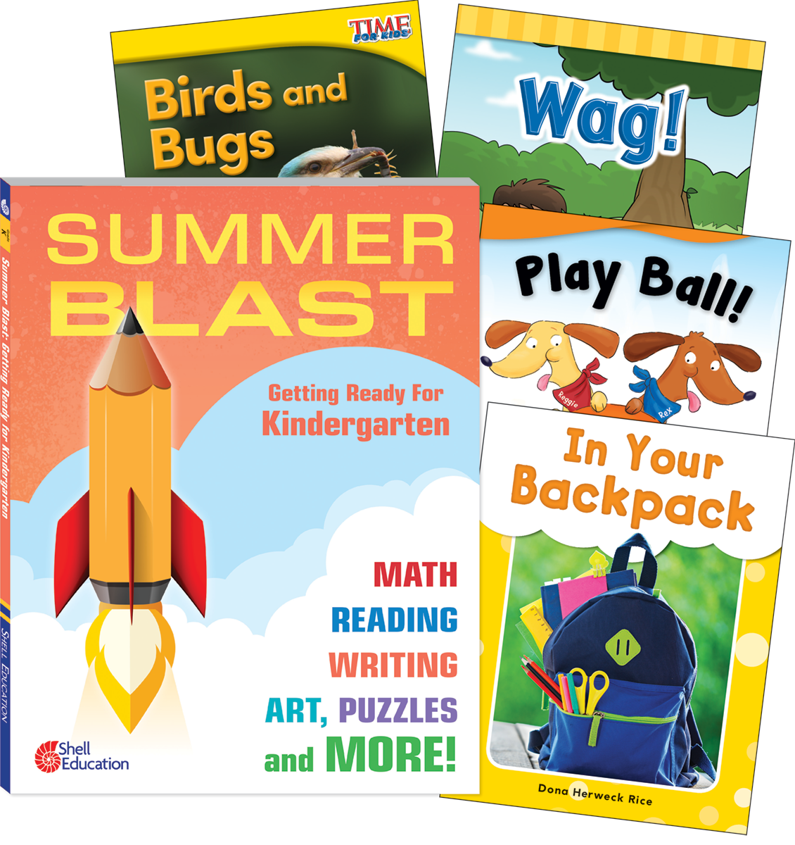 Learn-at-Home: Summer Reading Bundle Grade K: 5-Book Set