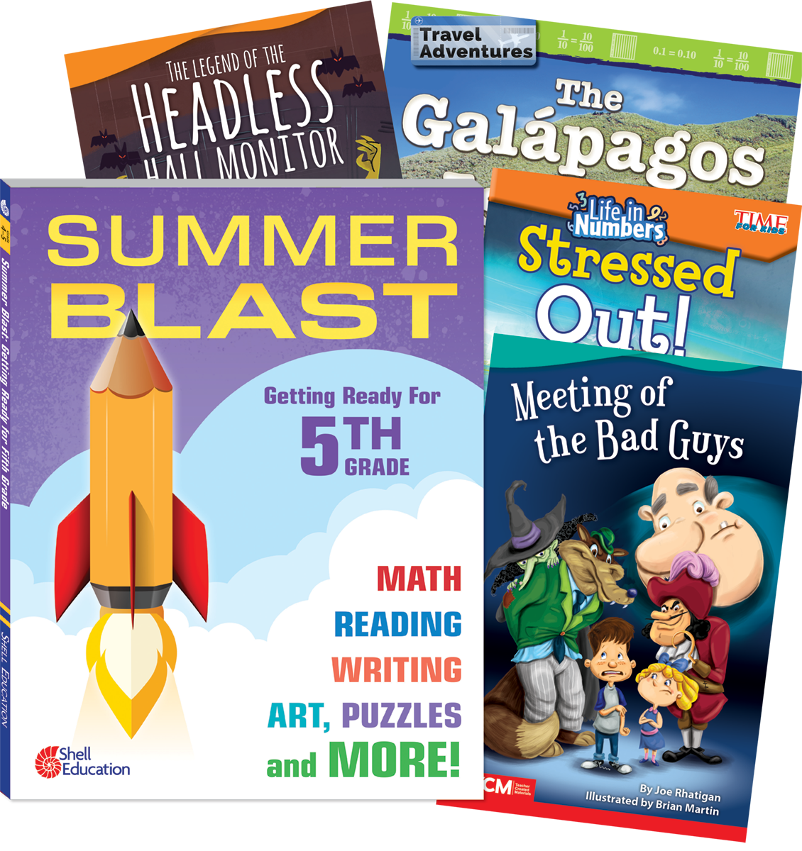 Learn-at-Home: Summer Reading Bundle Grade 5: 5-Book Set