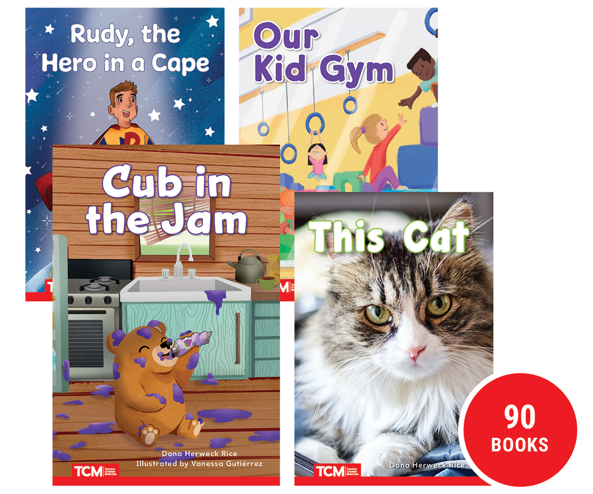 Decodable Books: Grades PK-K Through Grade 2 Complete 90-Book Set