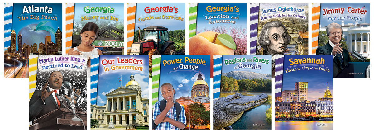 All About Georgia: Voting, Elections, Leaders, and Locations 11-Book Reader Set for Grades 2-4