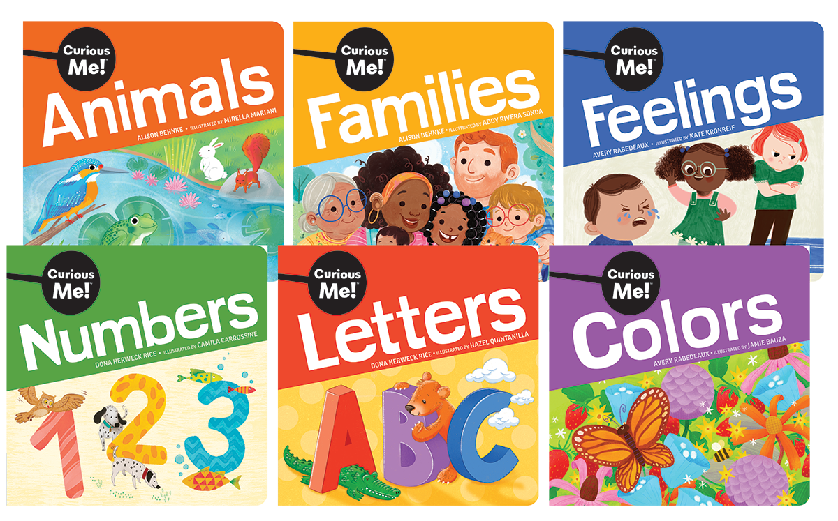 Curious Me!® Board Books Complete Series 6-Book Set