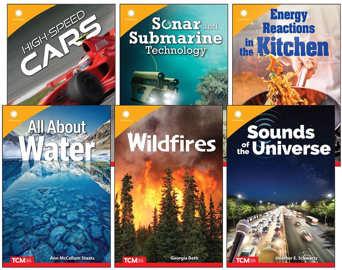 Smithsonian STEAM Physical Science Informational Text for Middle School 6-Book Set