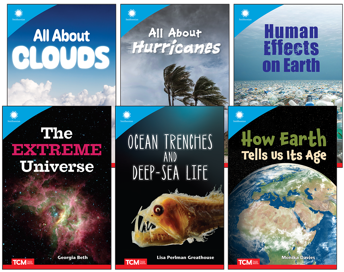 Smithsonian STEAM Earth and Space Informational Text Middle School 6-Book Set