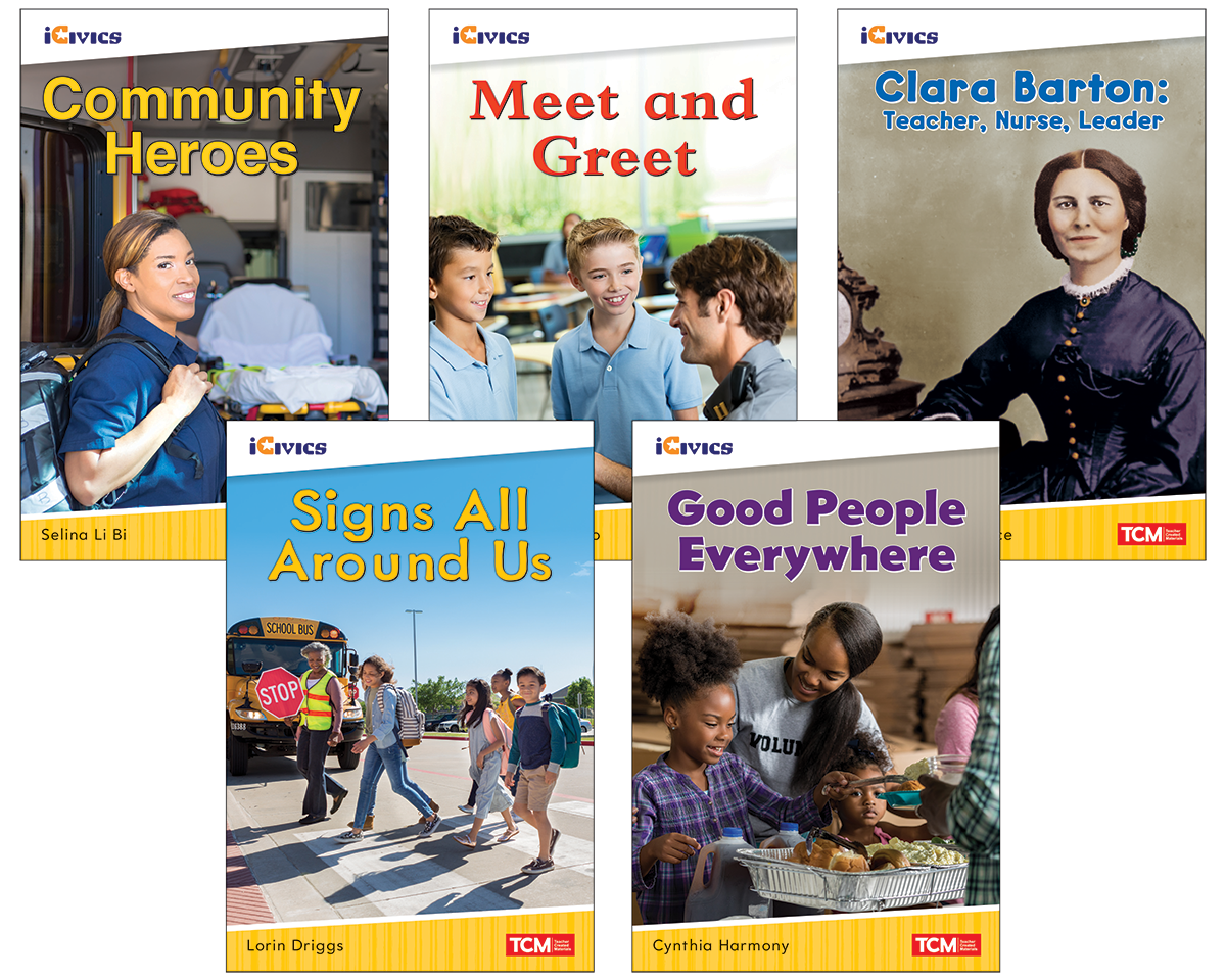 iCivics Grade K: Community & Social Awareness 5-Book Set