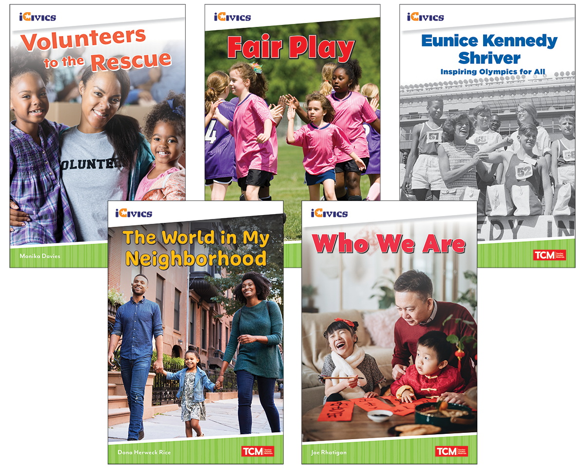 iCivics Grade 1: Community & Social Awareness 5-Book Set
