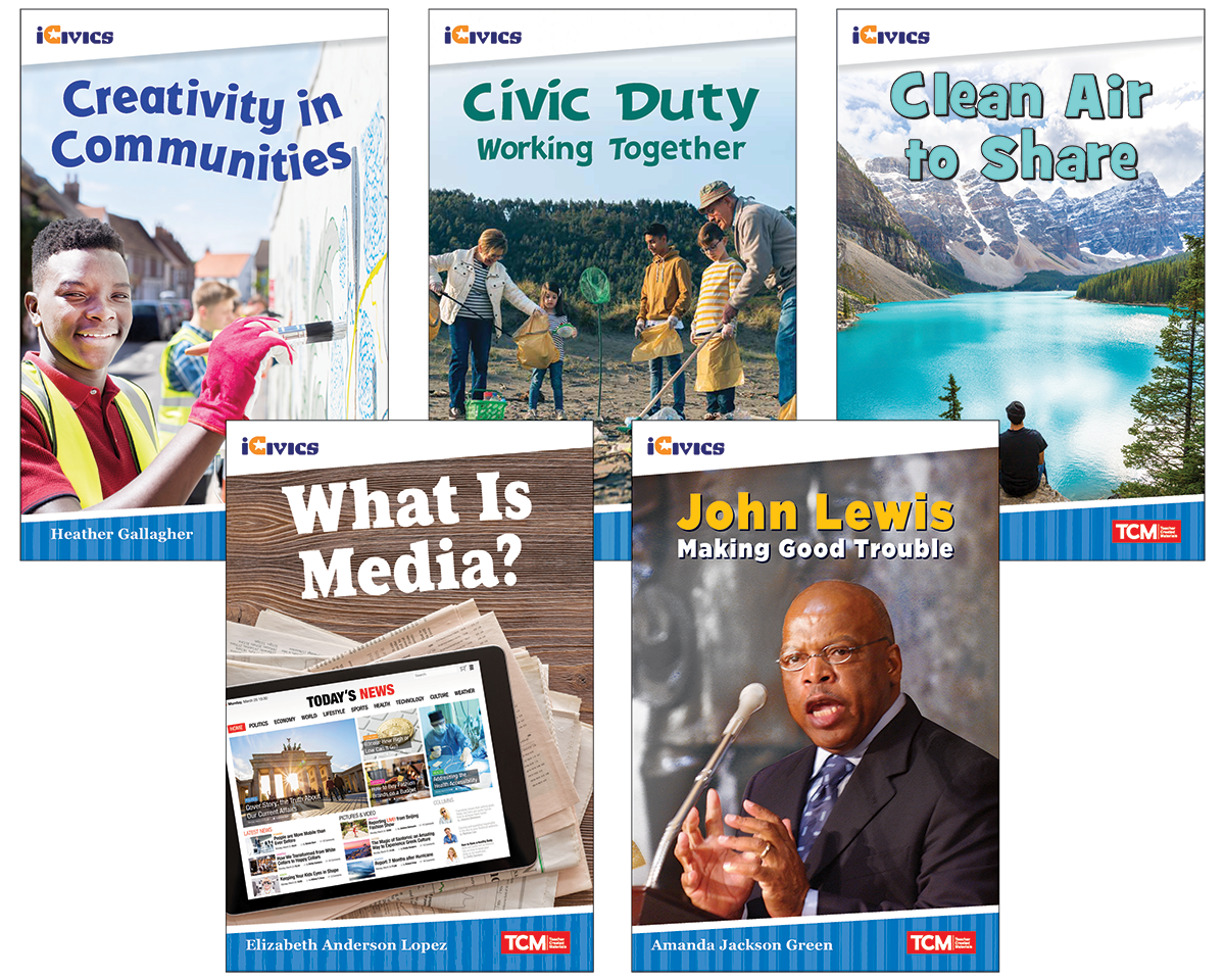 iCivics Grade 3: Community & Social Awareness 5-Book Set