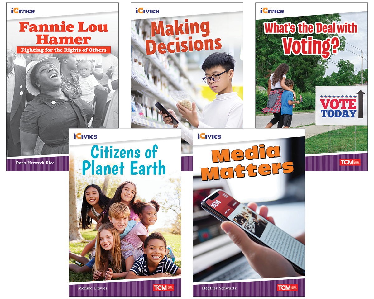 iCivics Grade 4: Community & Social Awareness 5-Book Set
