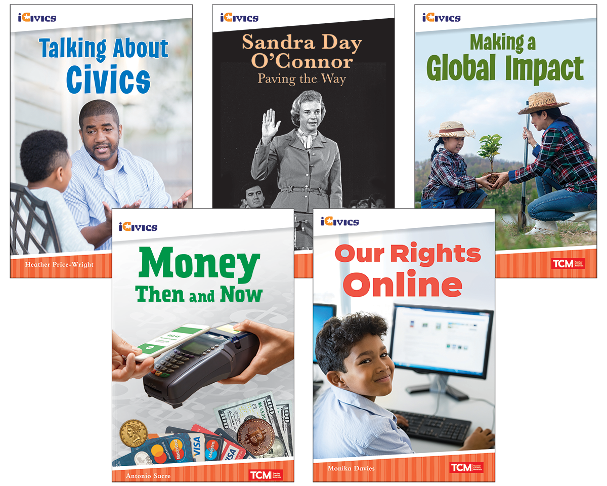 iCivics Grade 5: Community & Social Awareness 5-Book Set