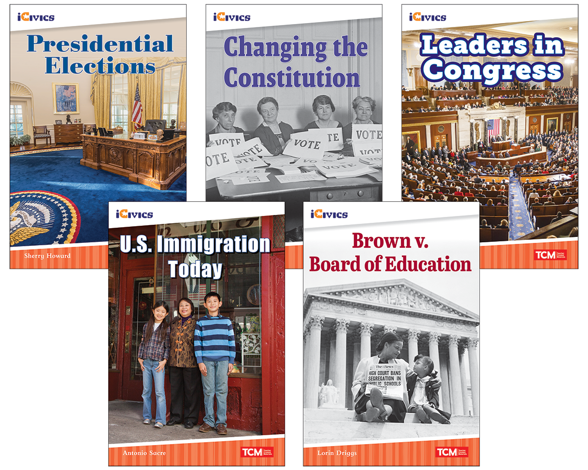 iCivics Grade 5: Leadership & Responsibility 5-Book Set