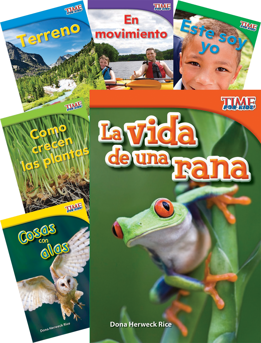 TIME FOR KIDS® Informational Text Grade 1 Spanish Readers Set 1 10-Book Set