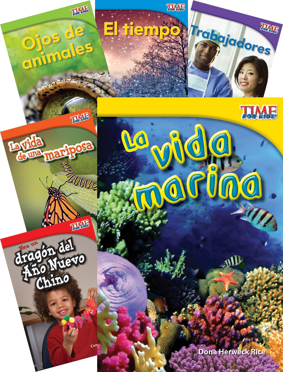 TIME FOR KIDS® Informational Text Grade 1 Spanish Readers Set 2 10-Book Set