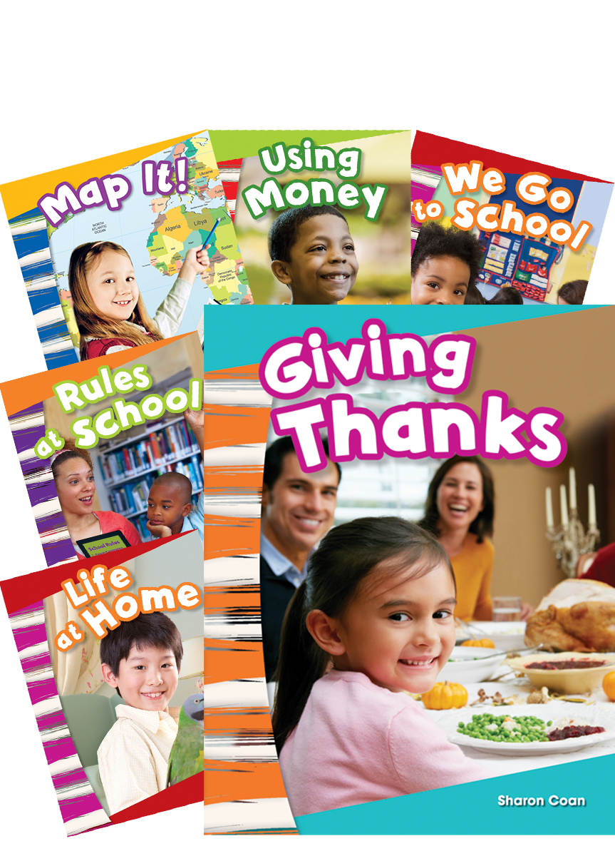 Social Studies Kindergarten 10-Book Set