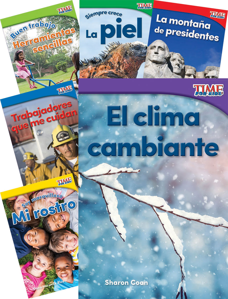 TIME FOR KIDS® Informational Text Grade K Spanish Readers Set 3 10-Book Set