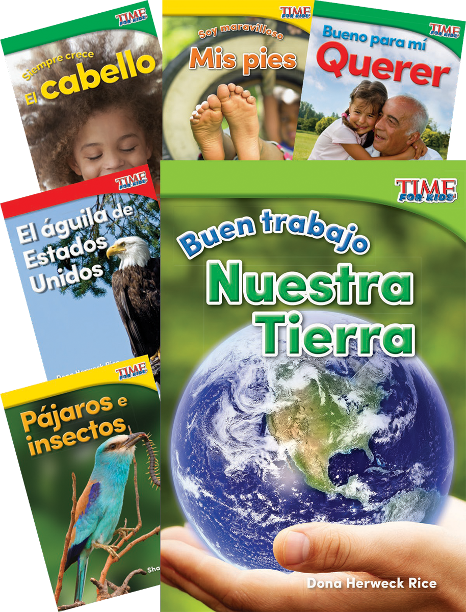 TIME FOR KIDS® Informational Text Grade K Spanish Readers 30-Book Set