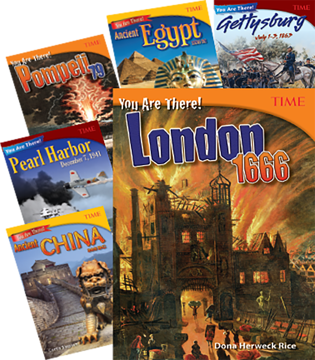 TIME® Grades 6-8: You Are There! 9-Book Set
