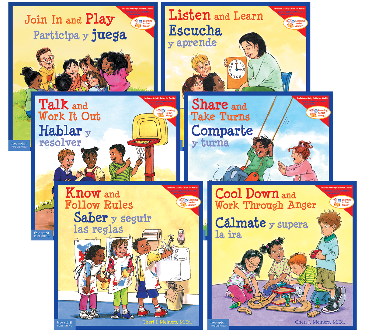 Learning to Get Along® English-Spanish Bilingual 6-Book Shrink-wrapped Set