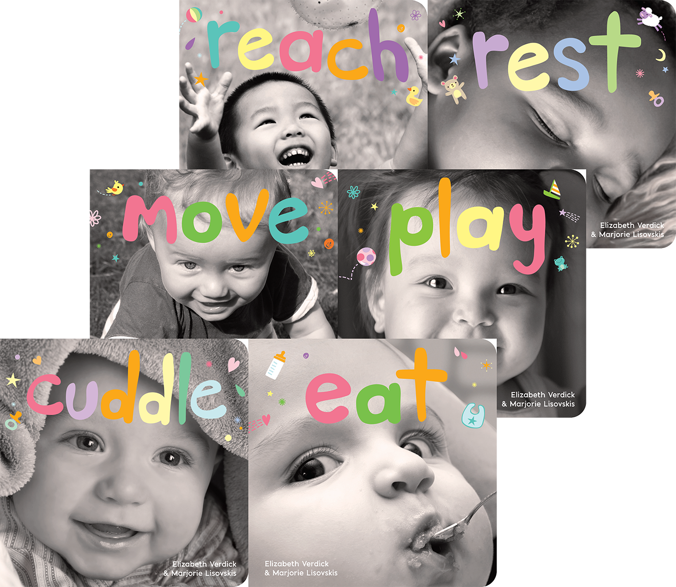 Happy Healthy Baby® Board Books Complete Series 6-Book Set